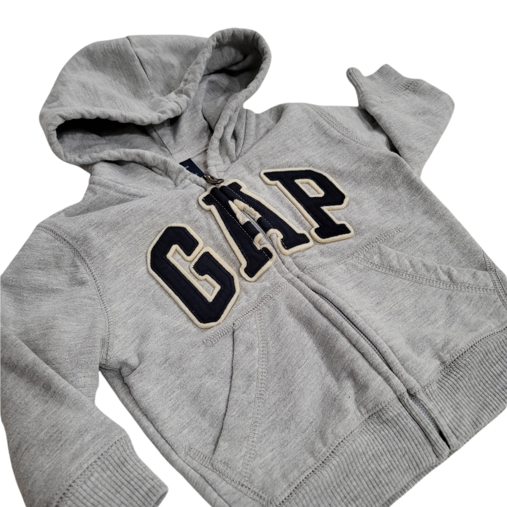 GAP Logo Zip Hoodie 12-18 Months - Picture 2 of 13